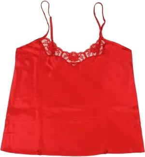 INTIMO Womens Silk Lace Camisole Top Shirt