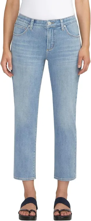 JAG Jeans Women's Ruby Mid Rise Straight Cropped Jeans