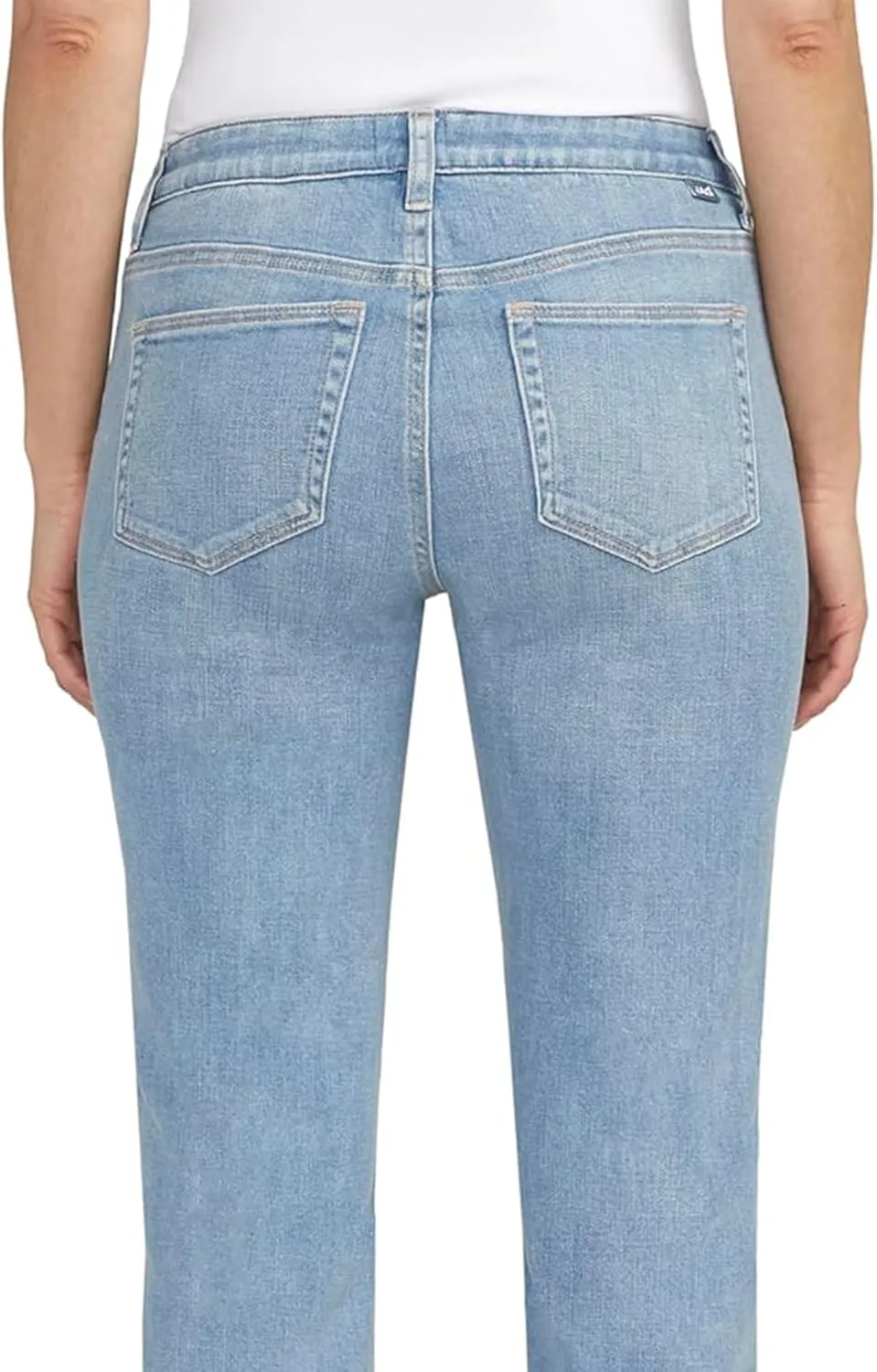 JAG Jeans Women's Ruby Mid Rise Straight Cropped Jeans