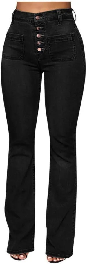 Jeans for Women Trendy Jeans Mid Womens Poket Lace Denim Casual Women's Jeans Jeans for Women Trendy Black Pants