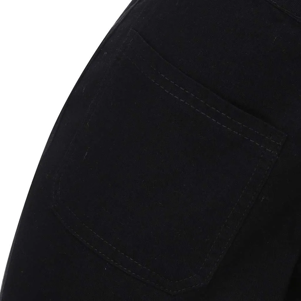 Jeans for Women Trendy Jeans Mid Womens Poket Lace Denim Casual Women's Jeans Jeans for Women Trendy Black Pants