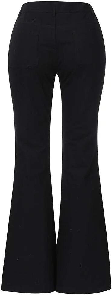 Jeans for Women Trendy Jeans Mid Womens Poket Lace Denim Casual Women's Jeans Jeans for Women Trendy Black Pants