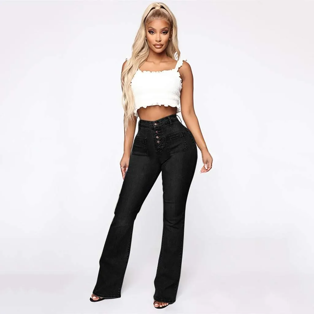 Jeans for Women Trendy Jeans Mid Womens Poket Lace Denim Casual Women's Jeans Jeans for Women Trendy Black Pants