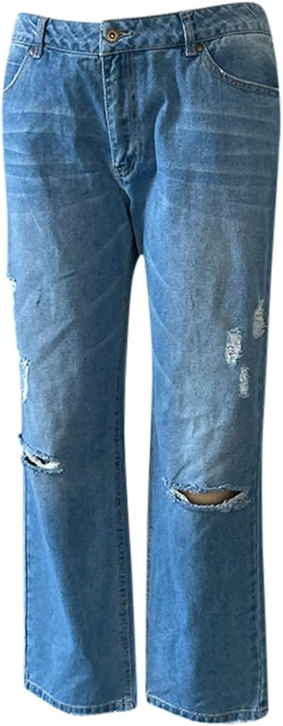 Jeans for Women Womens Jeans Poket Pants Mid Casual Denim Lace Women's Jeans Slimming Jeggings Jeans for Women