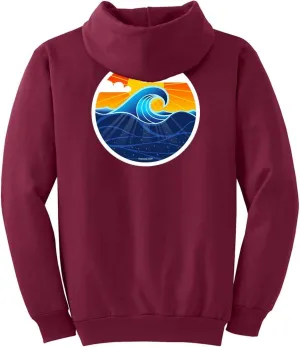Koloa Surf Mens New Dawn Classic Logo Pullover Hoodie in Small - 5X-Large