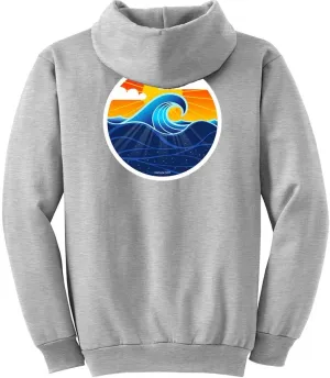 Koloa Surf Mens New Dawn Classic Logo Pullover Hoodie in Small - 5X-Large