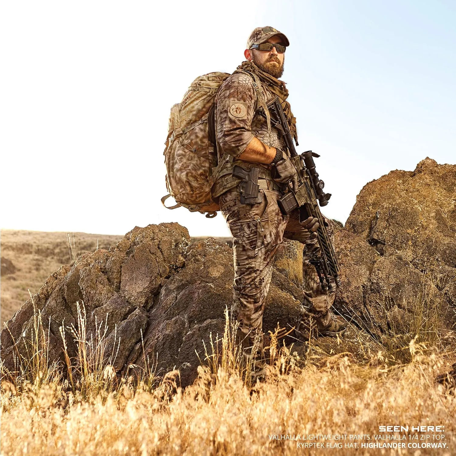 Kryptek Men's Valhalla, Multi Season Performance Camo Hunting Pant