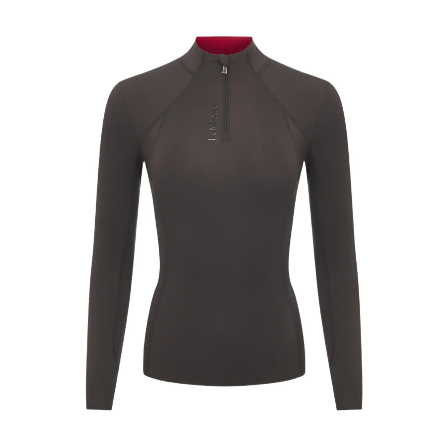 LeMieux Ladies Long Sleeve Classic Base Layer, Cinder