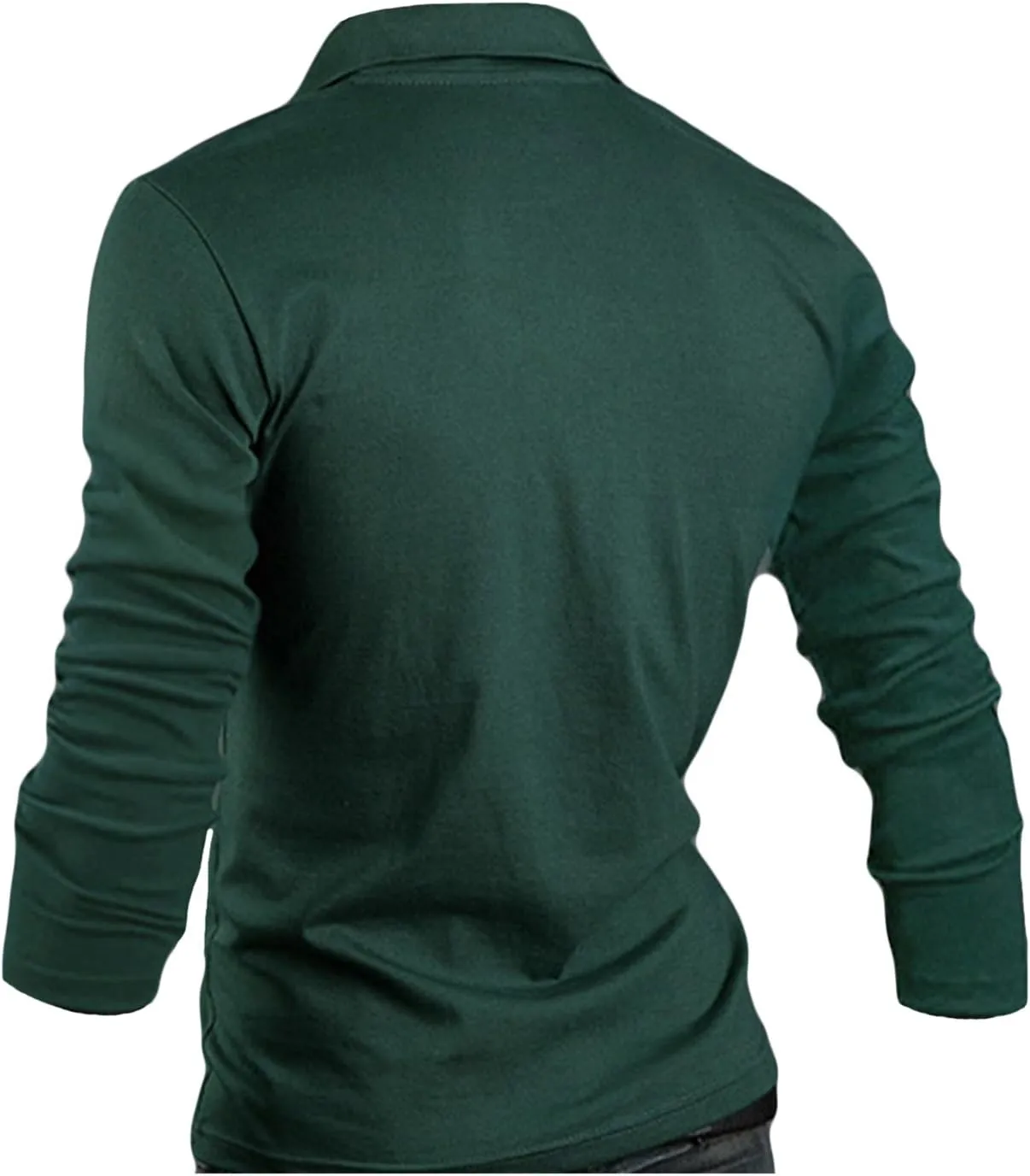 Letuwj Mens T-Shirt Slim fit Polo Shirt