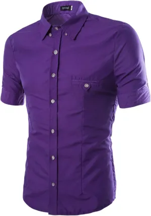 Letuwj Mens T-Shirt Slim fit Polo Shirt