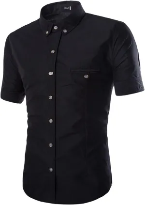 Letuwj Mens T-Shirt Slim fit Polo Shirt
