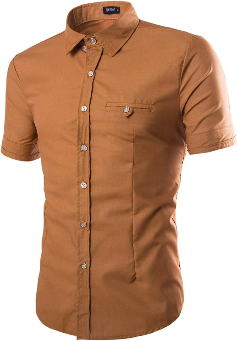 Letuwj Mens T-Shirt Slim fit Polo Shirt
