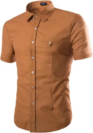 Letuwj Mens T-Shirt Slim fit Polo Shirt