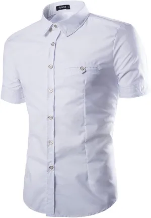 Letuwj Mens T-Shirt Slim fit Polo Shirt