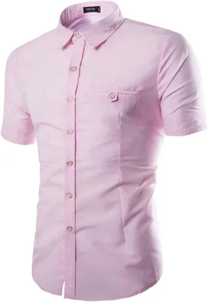 Letuwj Mens T-Shirt Slim fit Polo Shirt
