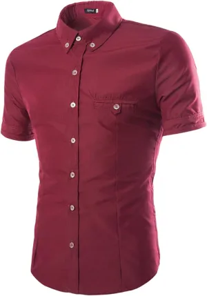 Letuwj Mens T-Shirt Slim fit Polo Shirt
