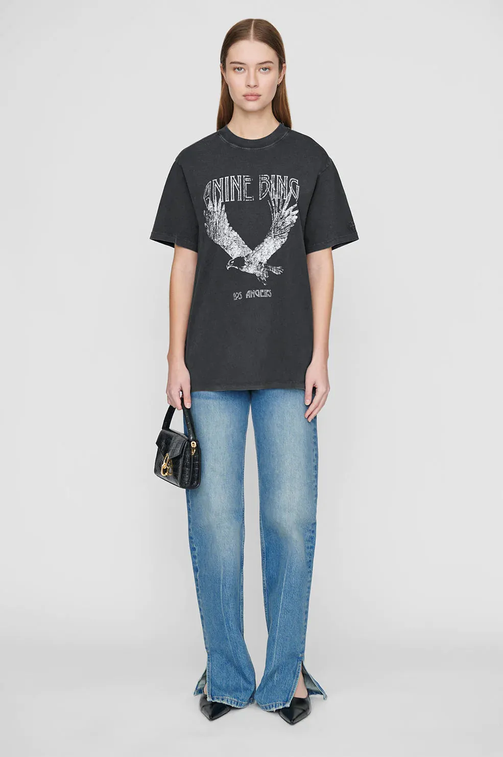 Lili Tee Eagle Washed Black