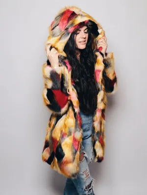 Limited Edition Monarch Butterfly Faux Fur Coat