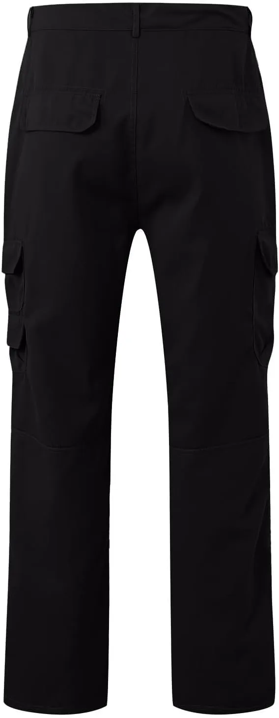 Men Work Pants Outdoor Water Resistant Regular Fit Big and Tall Breathable Military Ripstop Sweatpants