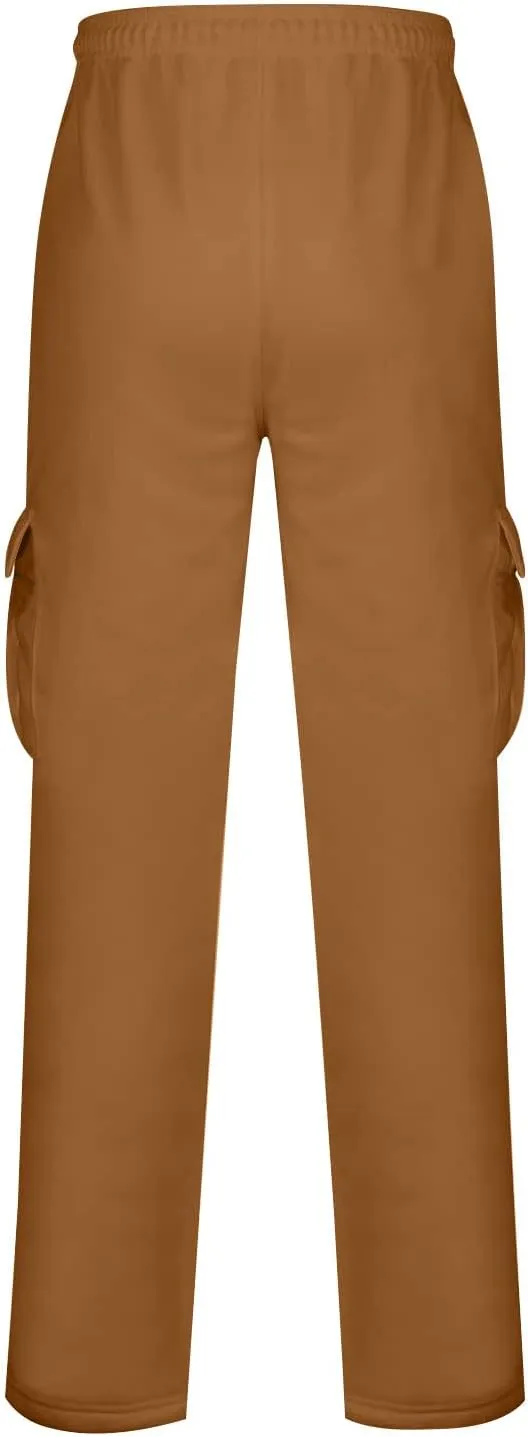 Mens Cargo Pants Military Water Resistant Hiking Breathable Baggy Classic Ripstop Trousers