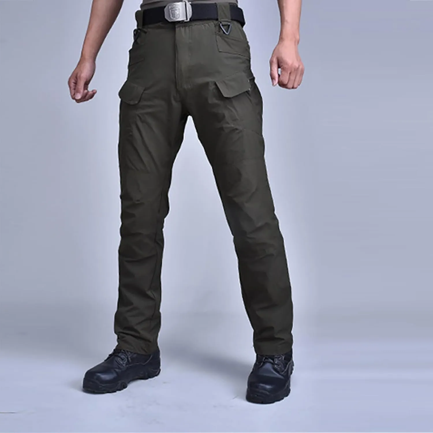 Mens Cargo Pants Outdoor Breathable Stretch Baggy Ripstop Big and Tall Classic Multi Pockets Sweatpants