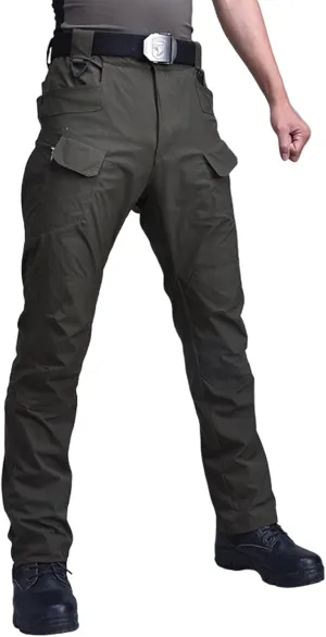 Mens Cargo Pants Outdoor Breathable Stretch Baggy Ripstop Big and Tall Classic Multi Pockets Sweatpants