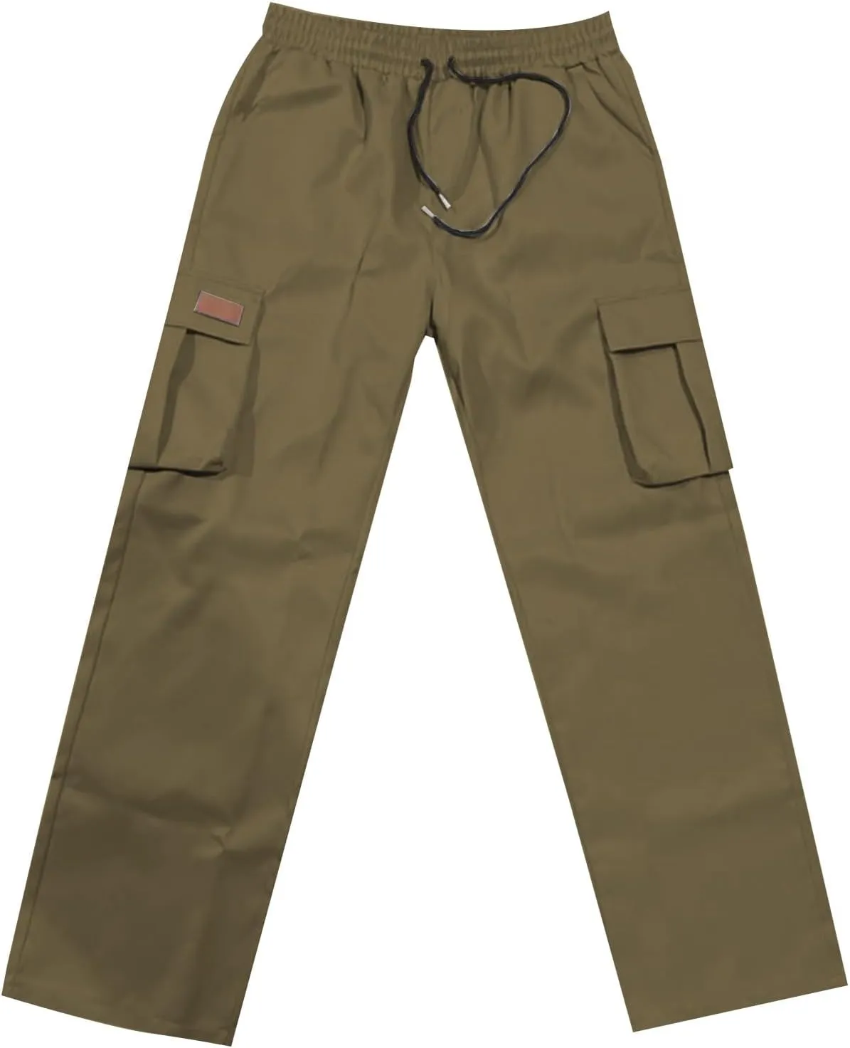 Mens Cargo Pants Workout Joggers Loose Straight Sweatpants with Pockets Lightweight Breathable Hiking Pants
