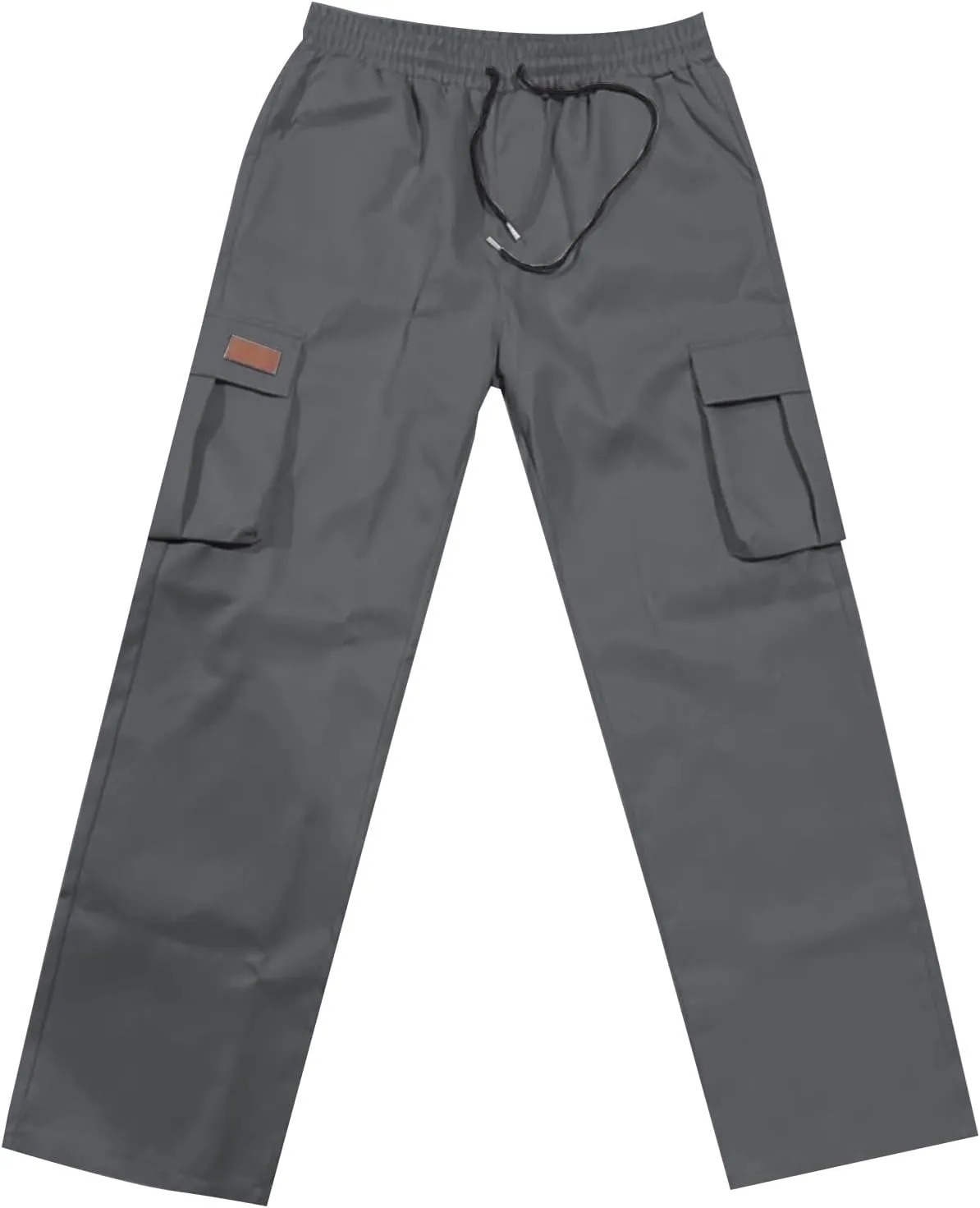 Mens Cargo Pants Workout Joggers Loose Straight Sweatpants with Pockets Lightweight Breathable Hiking Pants