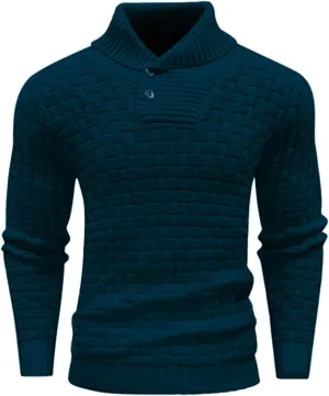 Men's Crewneck Pullover Sweater Soft Casual Classic Pullover Knitwear Lightweight Sweaters Brown Sweatshirt