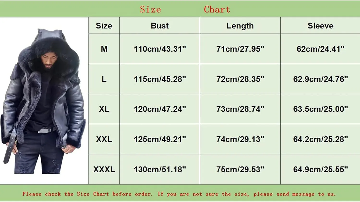 Mens Faux Fur Coat Leather Thicken Winter Warm Long Jacket Winter Warm Zipper Lamb Velvet Trucker Jackets Pea Coat