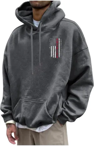 Mens Graphic Hoodies Oversized Lightweight Loose Printed Hooded Casual Fashion Sports Sweatshirt Fleece