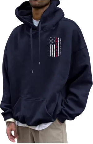 Mens Graphic Hoodies Oversized Lightweight Loose Printed Hooded Casual Fashion Sports Sweatshirt Fleece