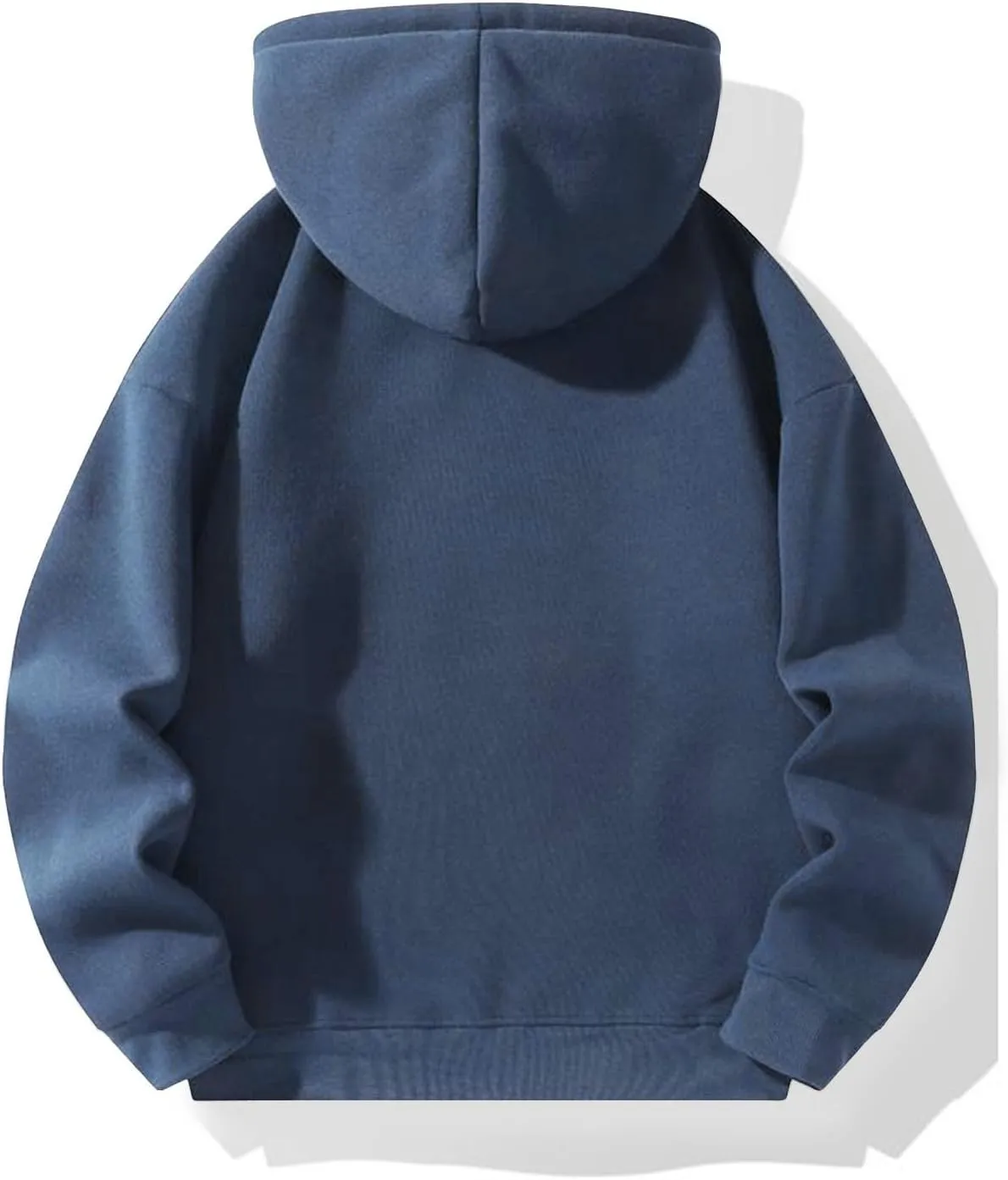 Men's Hoodies Half Zipper Long Sleeve Drop Shoulder Sweatshirt Casual Pullover Running Active Hoodies with Pockets