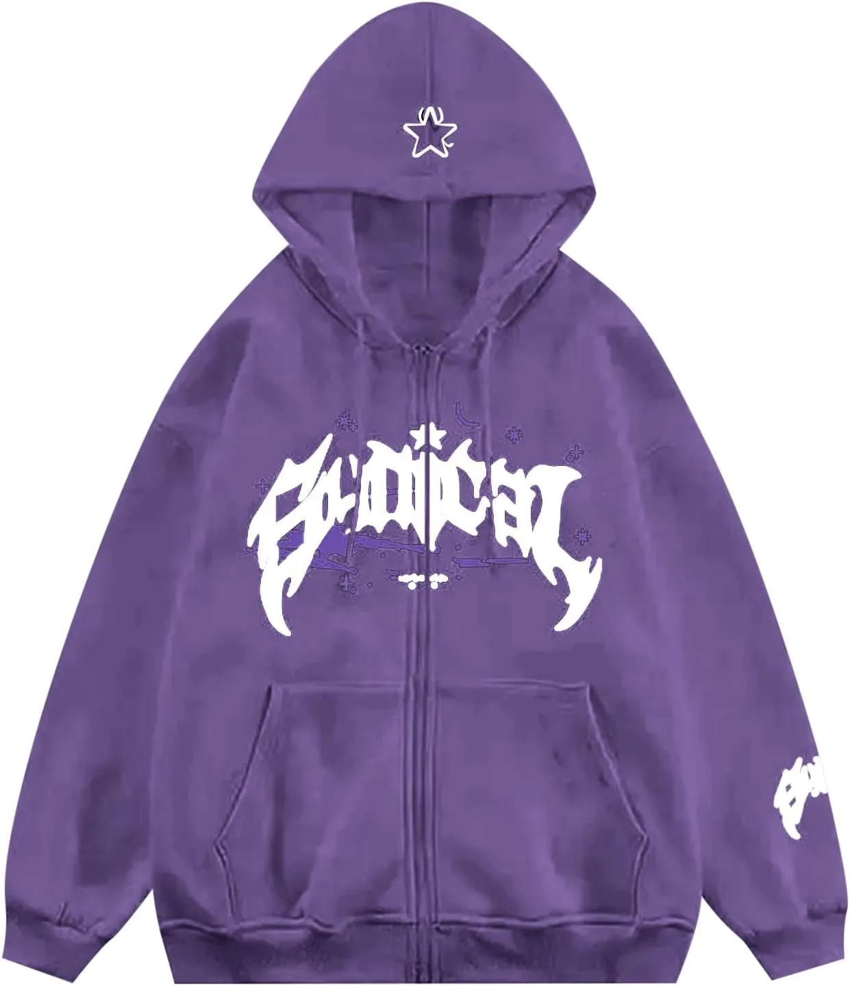 Mens Hoodies Zip Up Fleece Lined Pullover Relaxed Comfortable Tops Graphic Printed Long Sleeved Sweatshirt