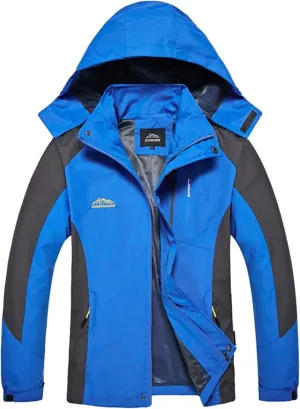 Men's Lightweight Softshell Jacket Outdoor Sports Outwear Hooded Water Resistant Winter Hiking Windbreaker Jackets