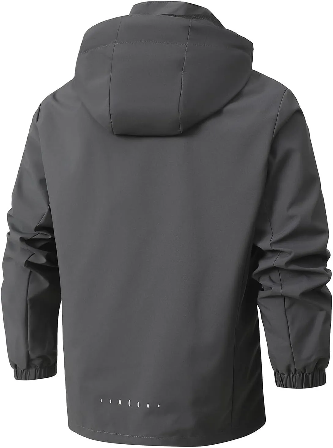 Men's Lightweight Waterproof Rain Jacket,Shell Hooded Outdoor Raincoat Hiking Windbreake jacket