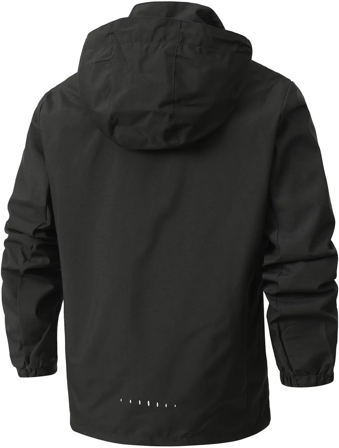 Men's Lightweight Waterproof Rain Jacket,Shell Hooded Outdoor Raincoat Hiking Windbreake jacket