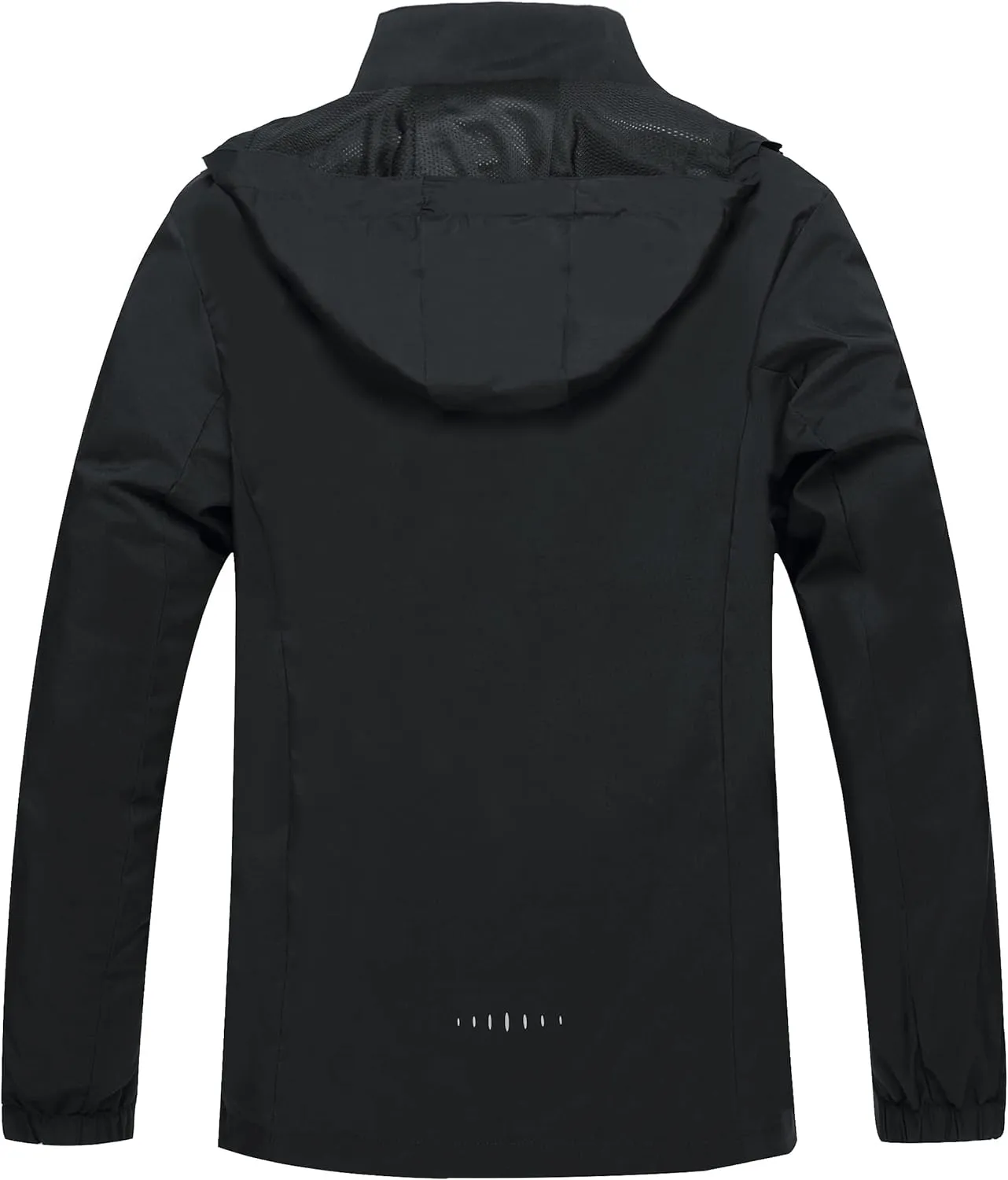 Men's Lightweight Waterproof Rain Jacket,Shell Hooded Outdoor Raincoat Hiking Windbreake jacket