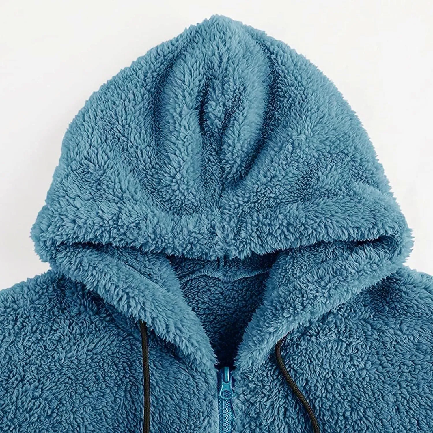 Men's Long Sleeve Warm Winter Sherpa Lined Fleece Shirt Jackets Full Zip Thermal Sweatshirt Pullover Outwear