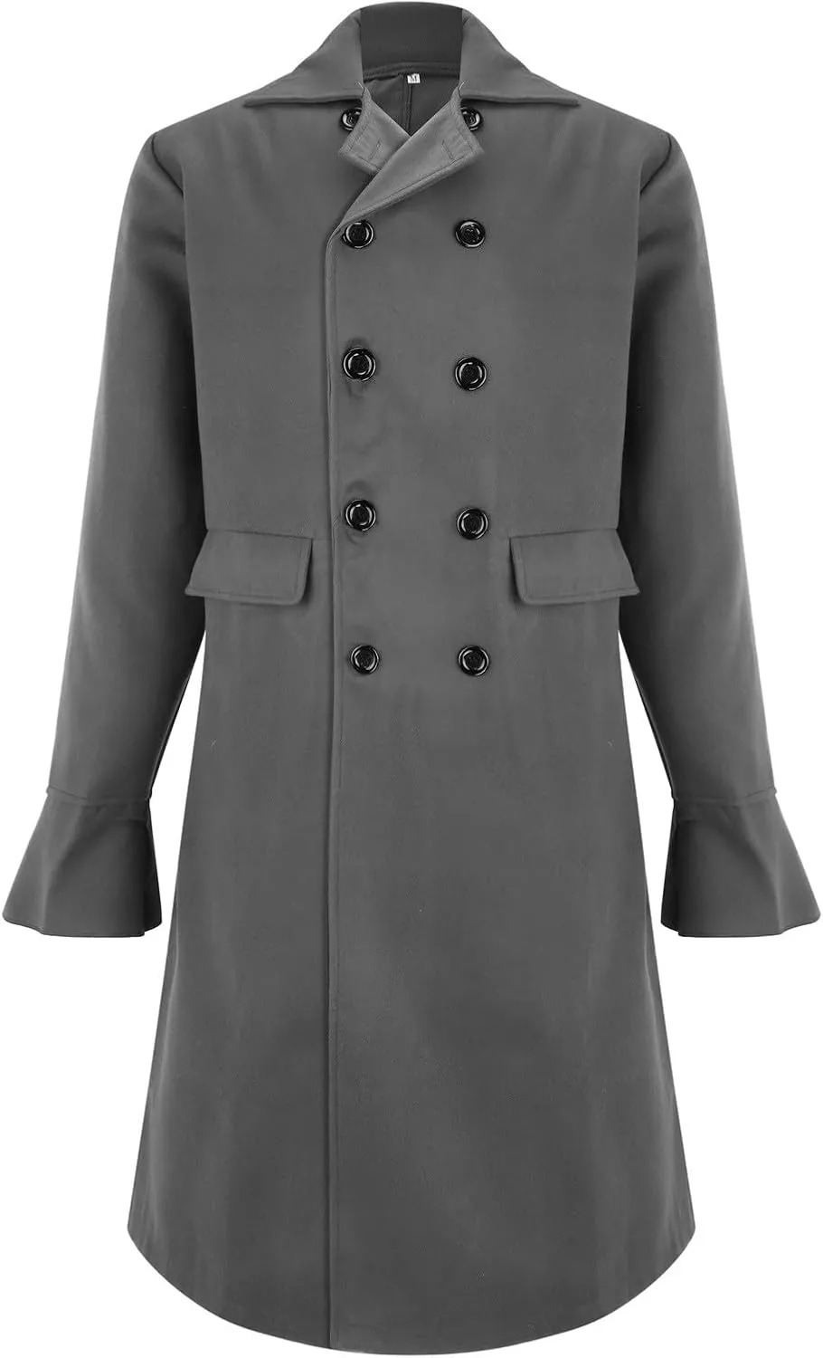 Mens Long Trench Coats Ligtweight Waterproof Outdoor Jackets Winter Business Overcoats Single Breasted Overcoat