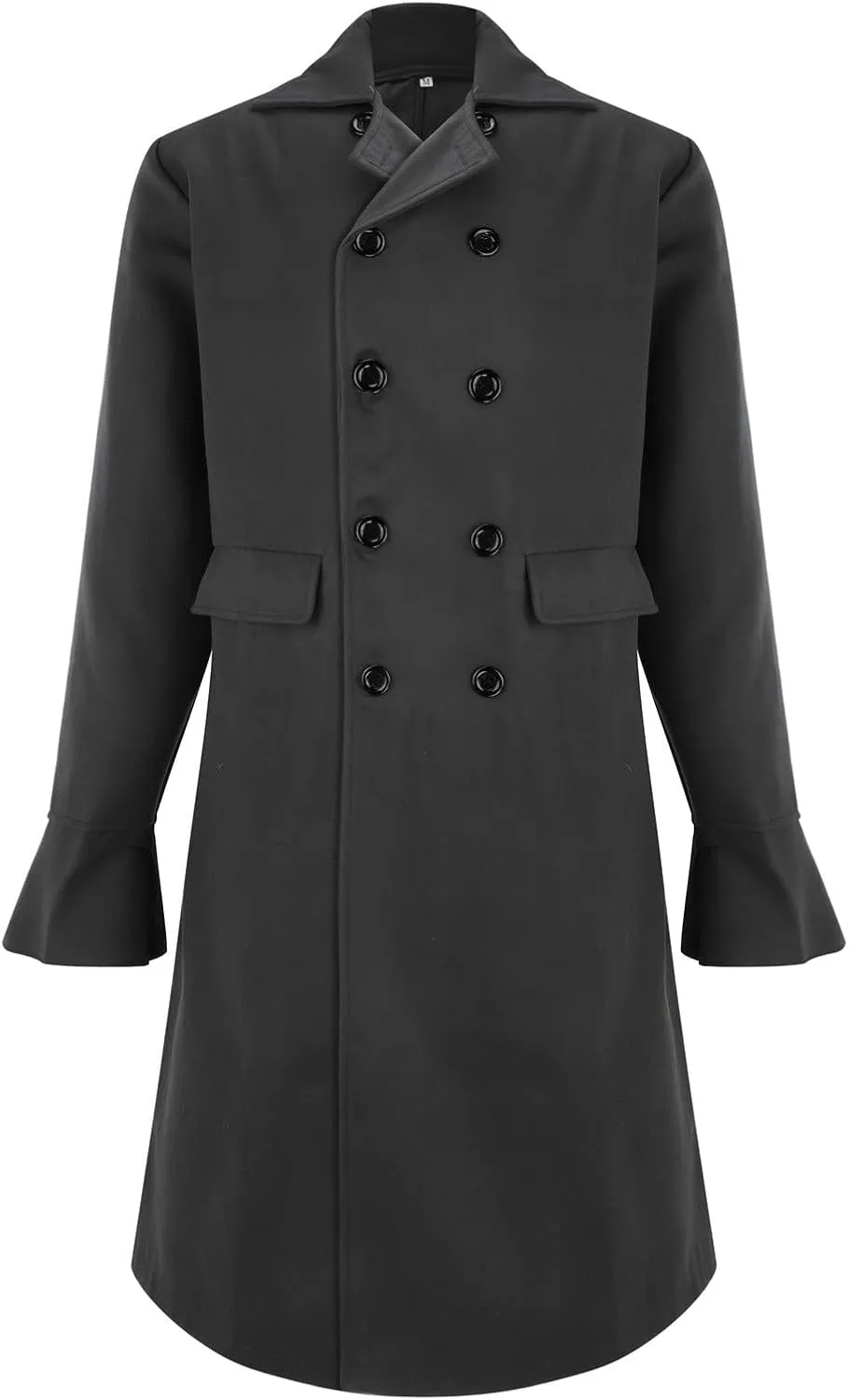 Mens Long Trench Coats Ligtweight Waterproof Outdoor Jackets Winter Business Overcoats Single Breasted Overcoat