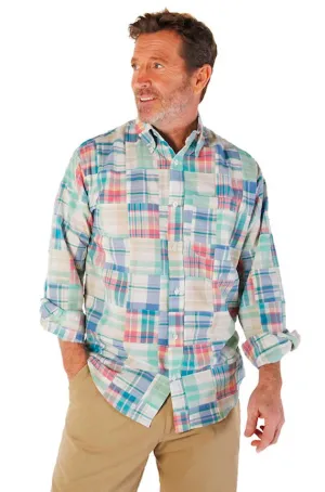Men's Madras Long Sleeve Shirt - Cape