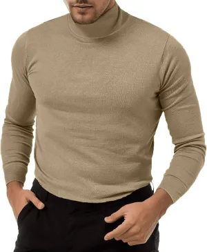 Men's Oversized-Fit Crewneck Sweatshirt Casual Knit Pullover Sweater Textured Knitwear Mens Sweaters Fall