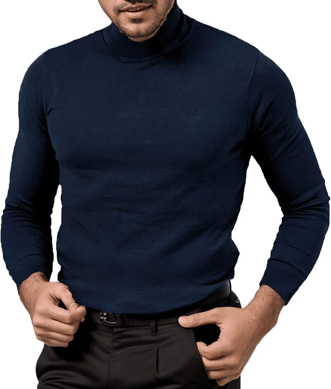Men's Oversized-Fit Crewneck Sweatshirt Casual Knit Pullover Sweater Textured Knitwear Mens Sweaters Fall