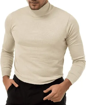 Men's Oversized-Fit Crewneck Sweatshirt Casual Knit Pullover Sweater Textured Knitwear Mens Sweaters Fall