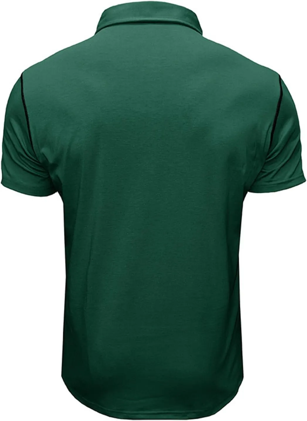 Men's Polo Shirt Short Sleeve Slim Fit 4 Button T-Shirts Slim Fit Golf Work Tops