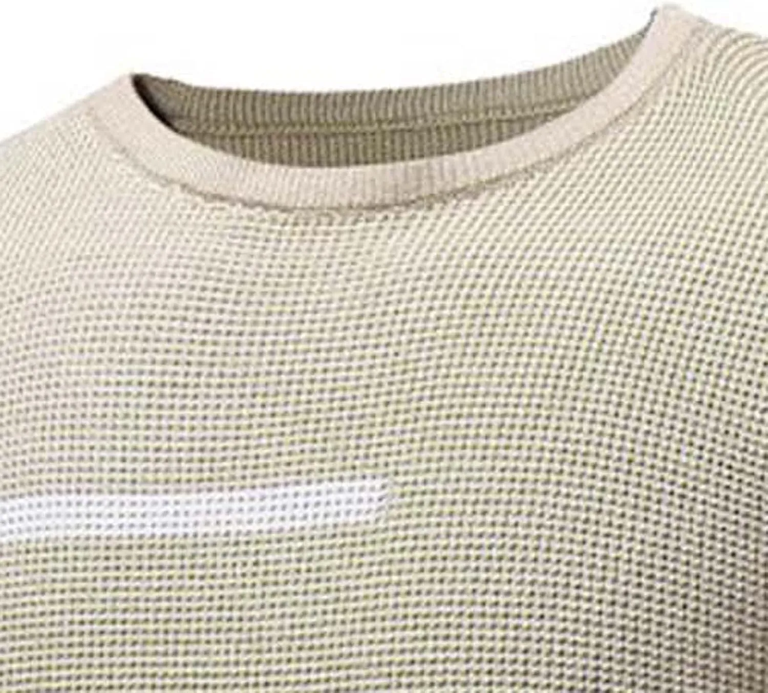 Mens Slim Fit Long Sleeve Shirts Casual Striped Pullover Sweater Slim Fit Crewneck Weatshirt Fall Fashion Clothes