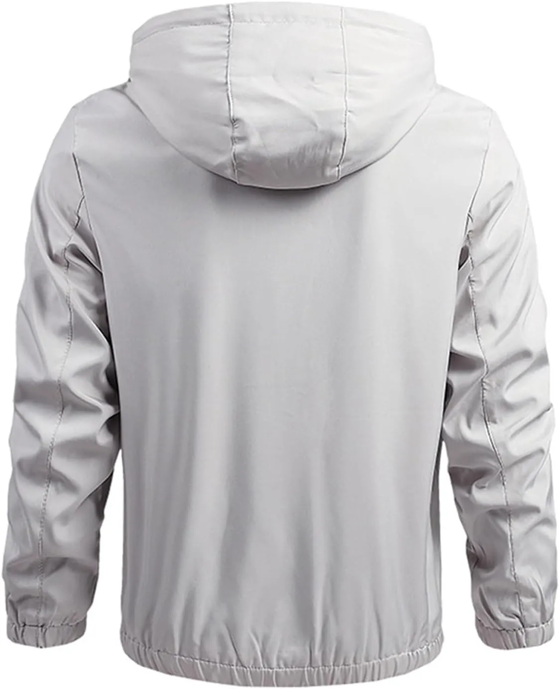 Men's Softshell Hiking Jacket Waterproof Fleece-Lined Lightweight Windbreaker for Outdoor