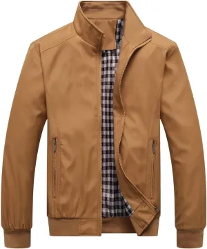 Men's Sports Shell Jacket 2024 Lightweight Windbreaker Outdoor Recreation Coat with Pockets