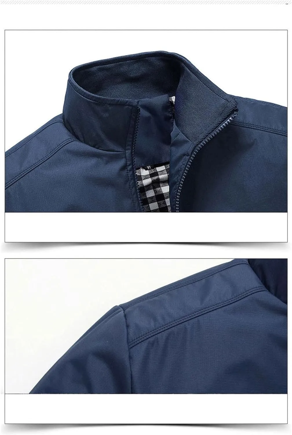 Men's Sports Shell Jacket 2024 Lightweight Windbreaker Outdoor Recreation Coat with Pockets